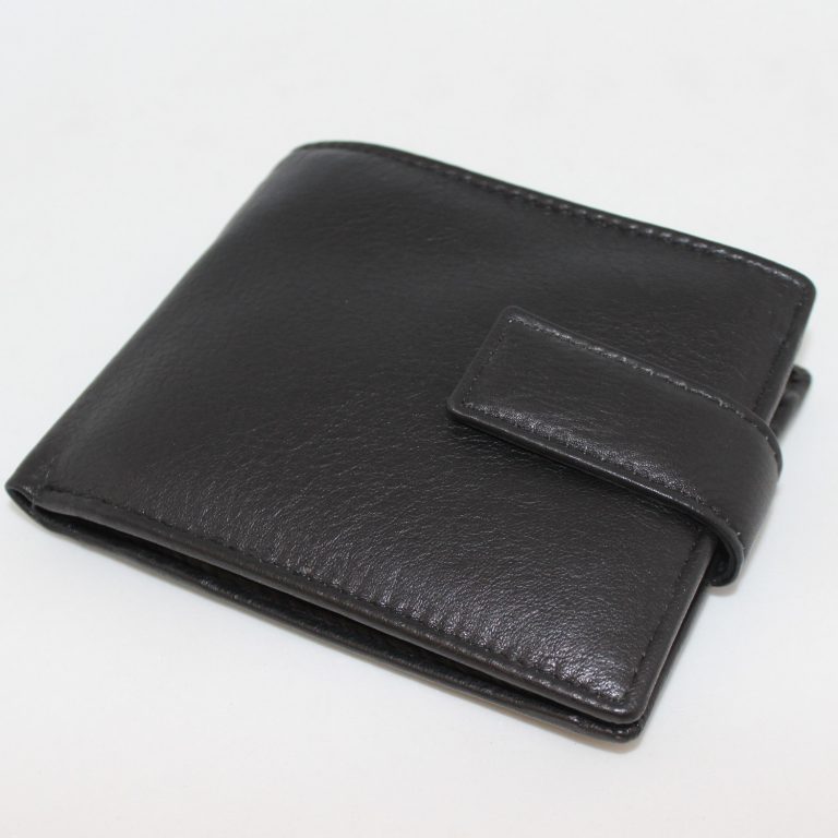 Baron Leather Wallet -7289 Black - Dapper & Co NZ